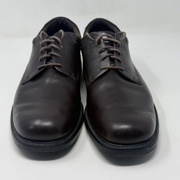 Rockport Margin Derby Shoes Mens 14 M Brown Leather Plain Toe Business NO INSOLE main image 16
